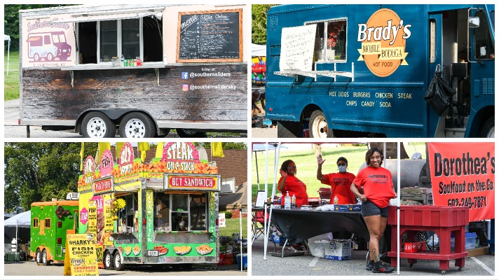 Vendors on the Midway Sat